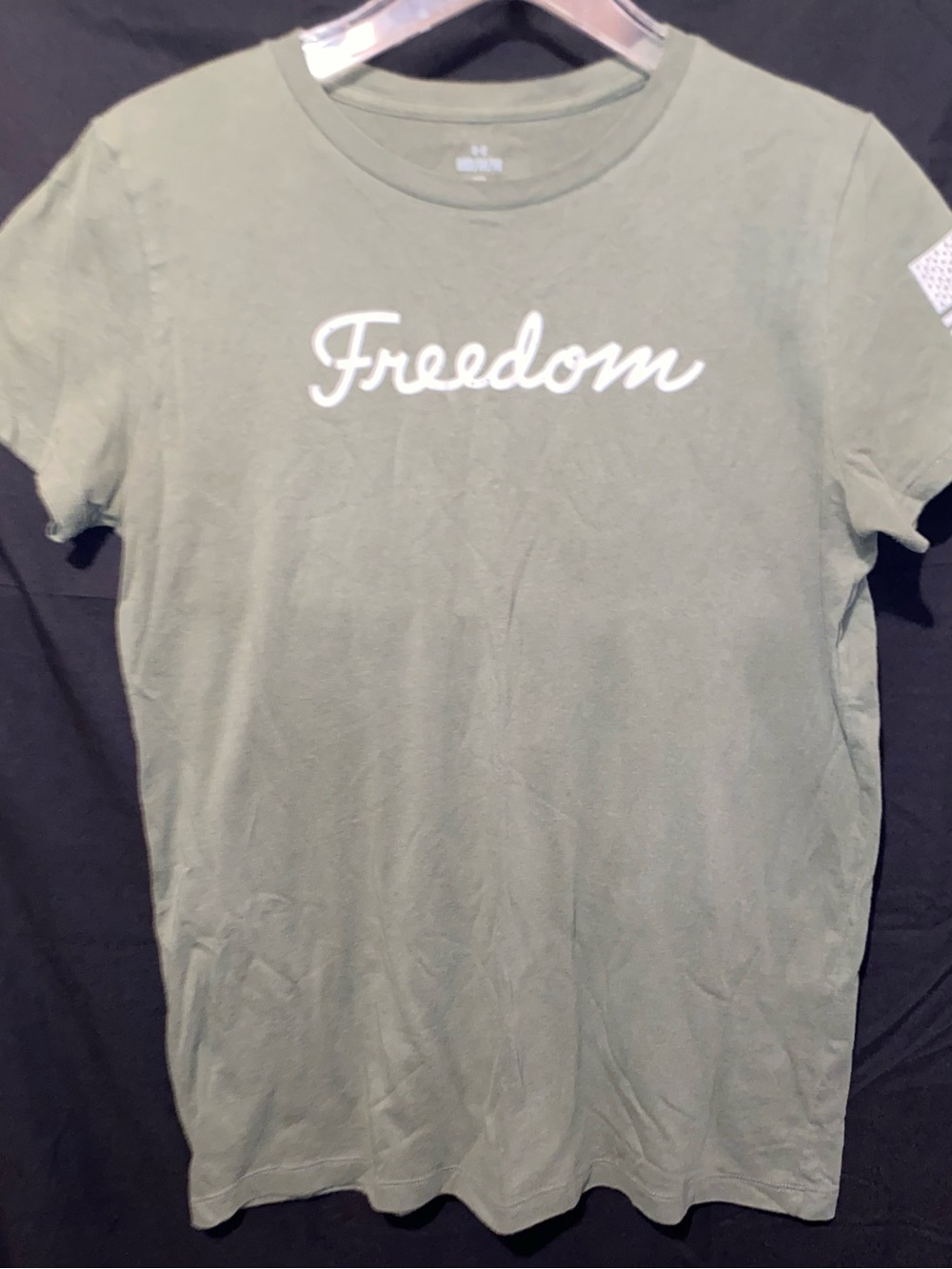 Under Armour Olive Graphic Logo Tee